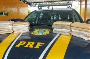 PRF apreende 11 kg de maconha (Foto: PRF)