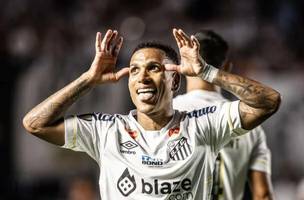 Santos larga na frente na final do Paulistão (Foto: Reprodução)