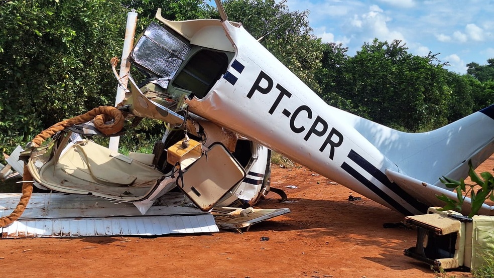 Aeronave que fez pouso forçado