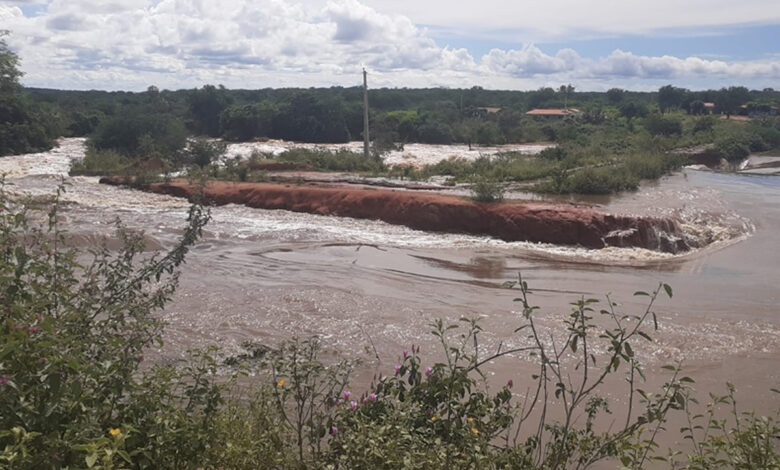 Barragem rompida em Massapê do Piauí