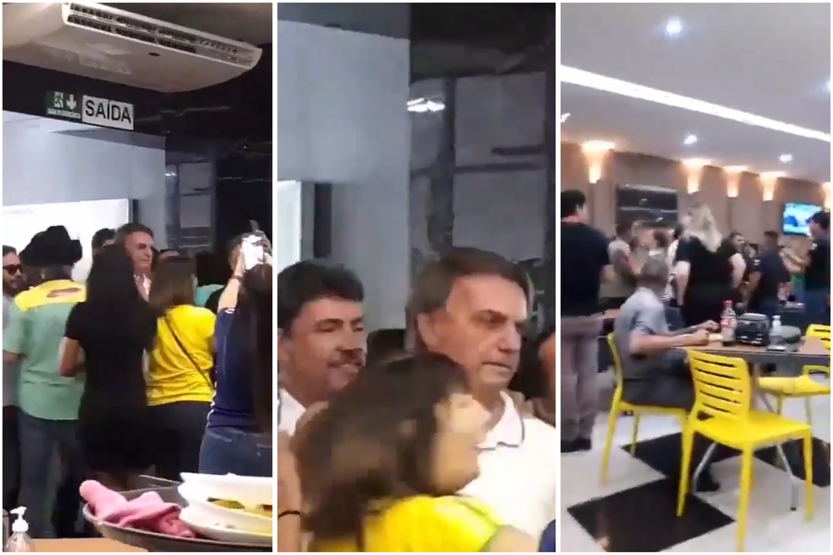 Bolsonaro deixou restaurante em Goiânia sob vaias