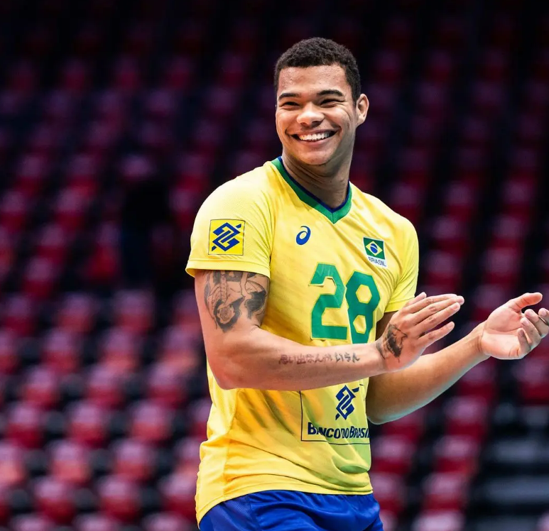 Darlan Souza, jogador da Seleção Brasileira de Vôlei.