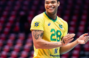 Darlan Souza, jogador da Seleção Brasileira de Vôlei. (Foto: Reprodução/Divulgação)