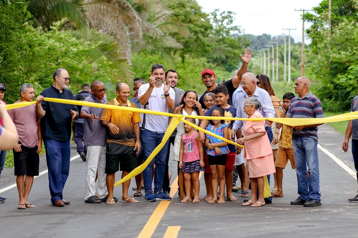Dr. Pessoa inaugura pavimentação asfáltica no Povoado Amparo