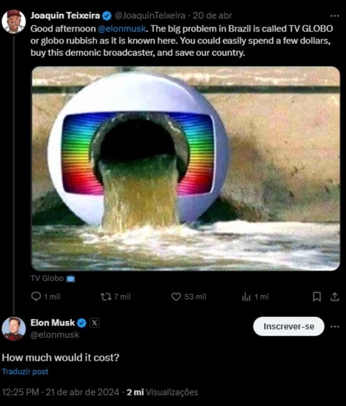 Elon musk pergunta preço