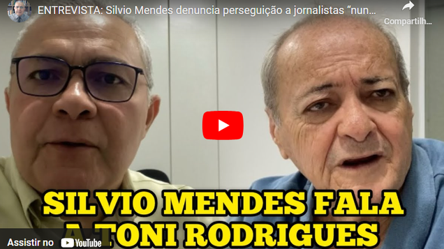 ENTREVISTA: Silvio Mendes denuncia perseguição a jornalistas “nunca vi nada igua