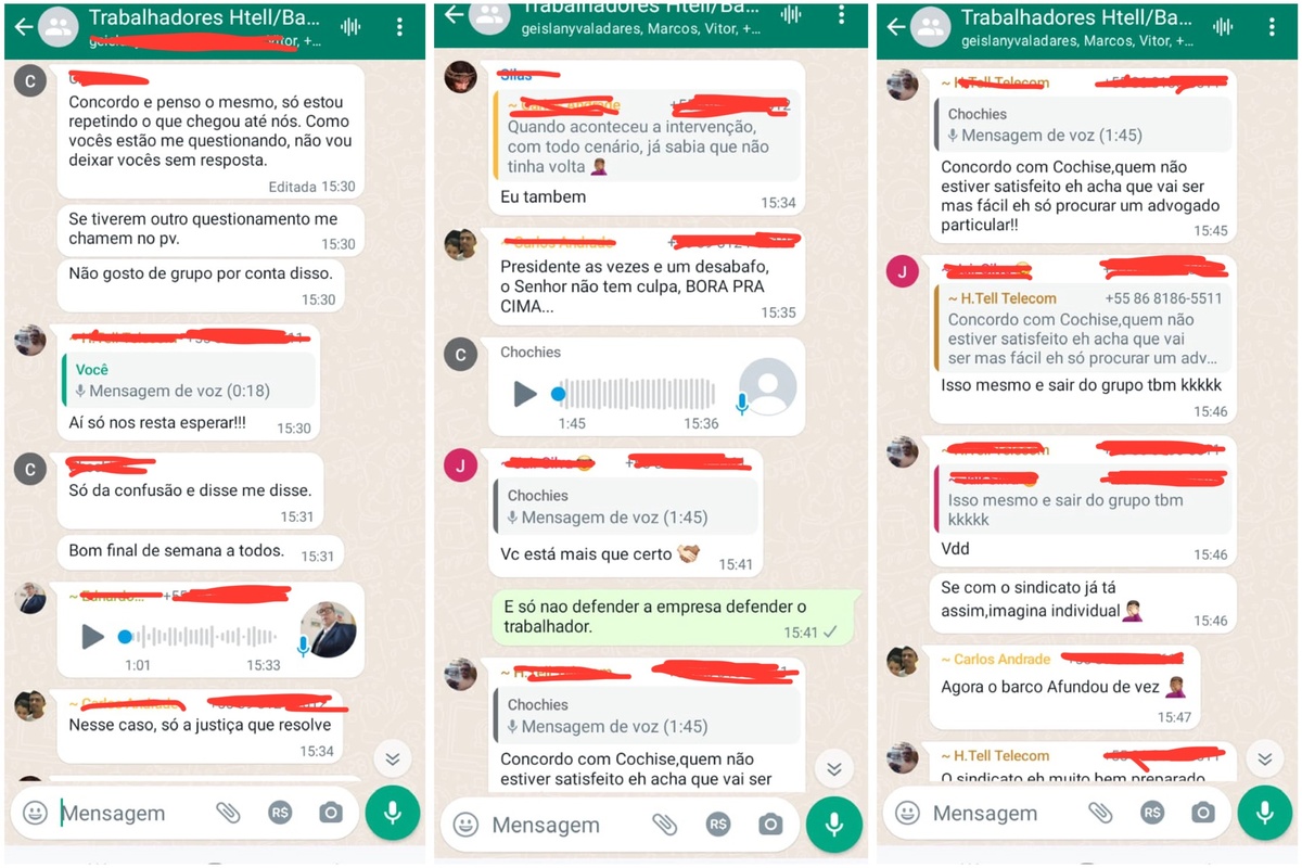 Grupo de trabalhadores