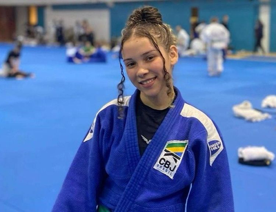 Judoca piauiense Jeissiara Vidal.