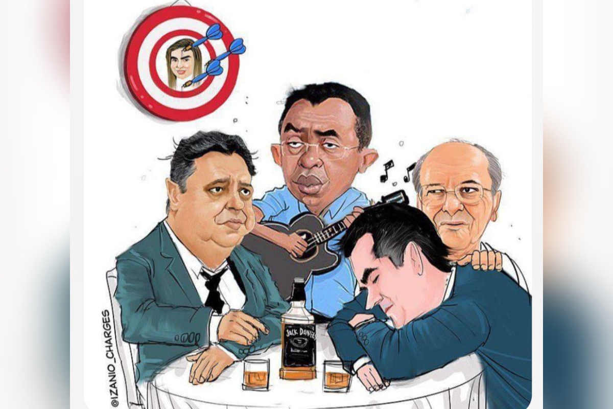 Na charge do Izanio, Ciro aparece fadigado…e na pesquisa ele tira voto do candidato Silvio Mendes em Teresina
