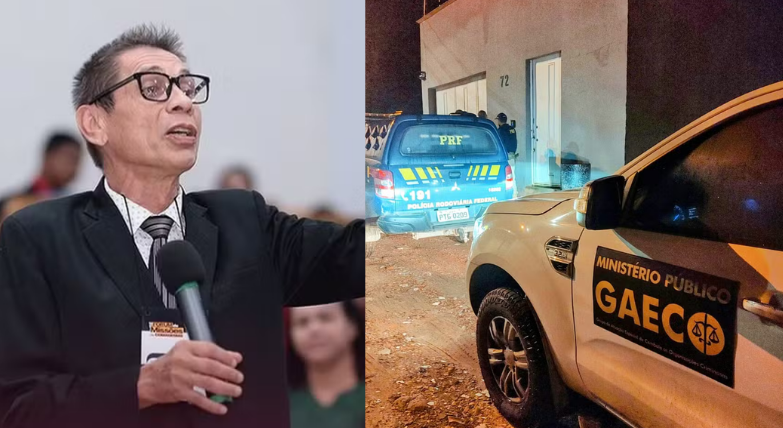 O pastor Cavalcante foi conduzido à delegacia para prestar esclarecimentos por posse irregular de arma.