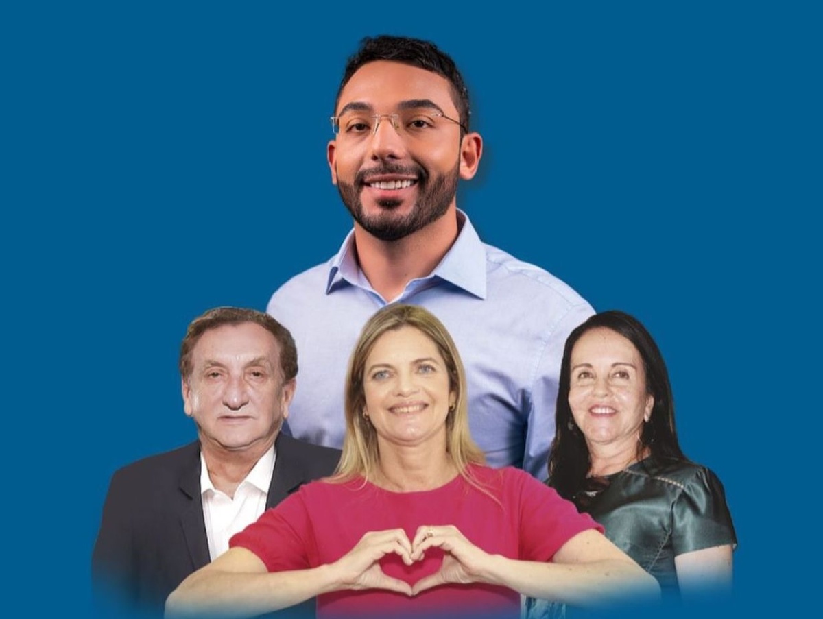 O segundo Francisco, sustentando por seus criadores, Mão Santa, Gracinha e Adalgisa.