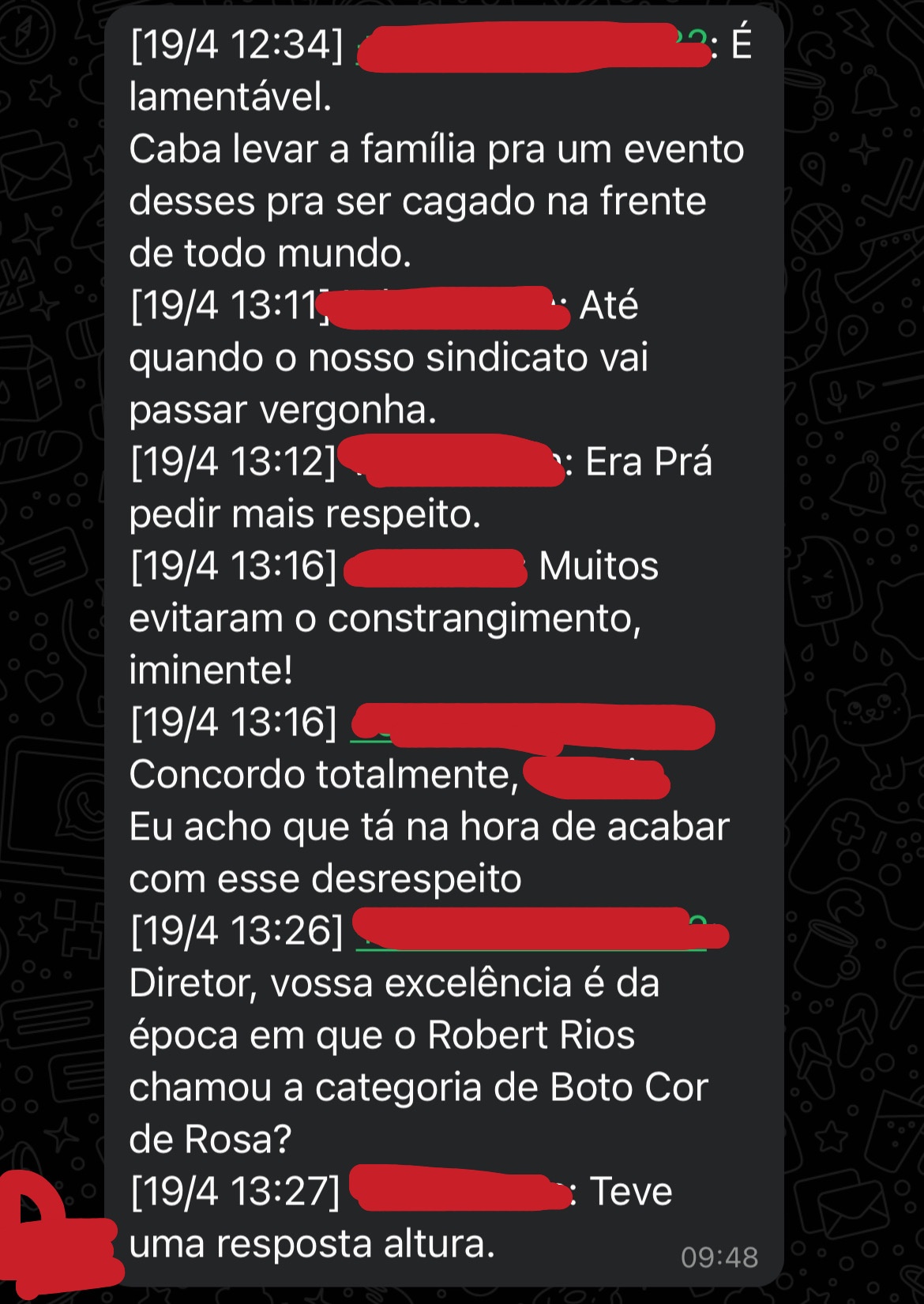 Policiais dizem ter se sentido desrespeitados