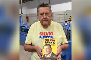 Silvio Leite falando mal do shopping, apagou a postagem depois. Aqui, num livro onde ele fala dele próprio. (Foto: Reprodução)