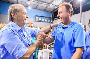 Silvio Mendes e o pré-candidato a vice, Jeová Alencar (Foto: Reprodução)