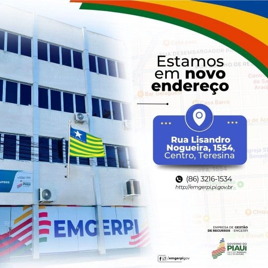 Anteriormente, a Emgerpi operava em dois endereços no centro da cidade.