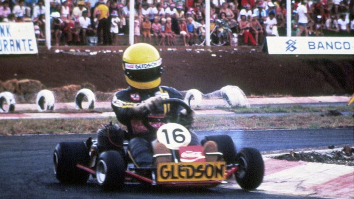 Ayrton Senna iniciou a carreira nas corridas de kart