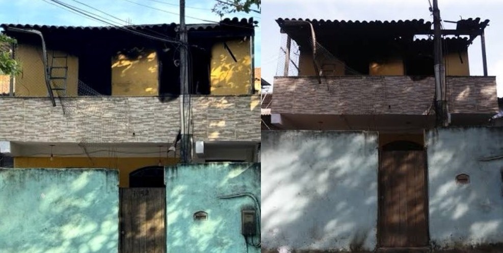 Casa das vítimas
