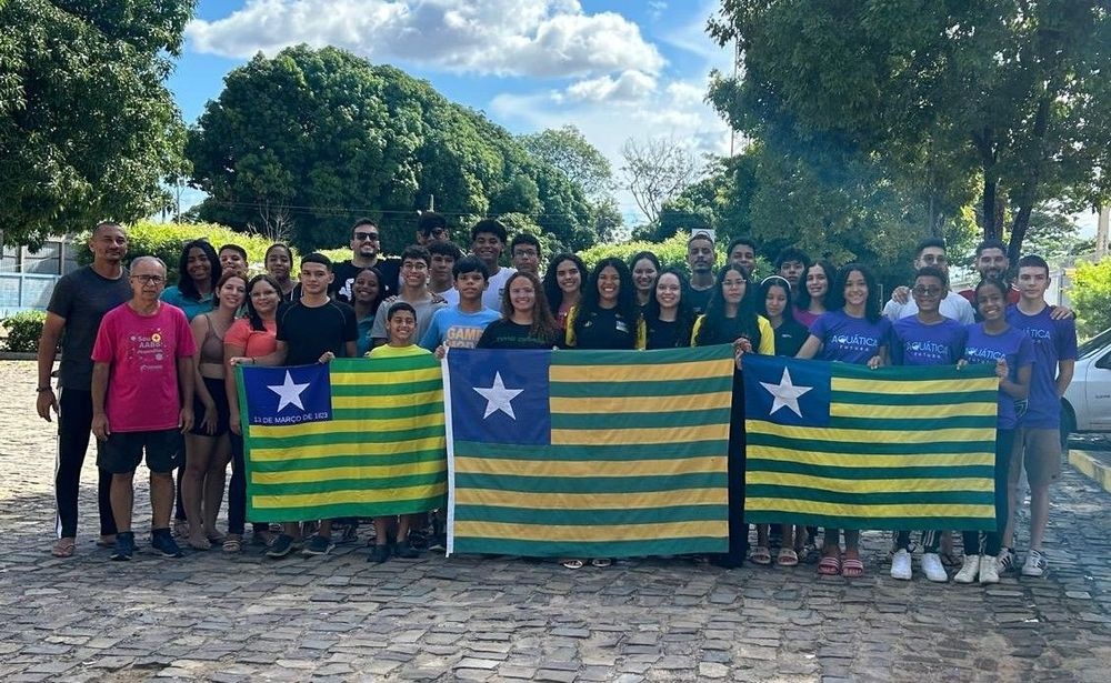 Comitiva piauiense de natação