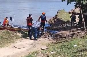 Corpo em estado de decomposição é encontrado no rio Parnaíba (Foto: Reprodução)