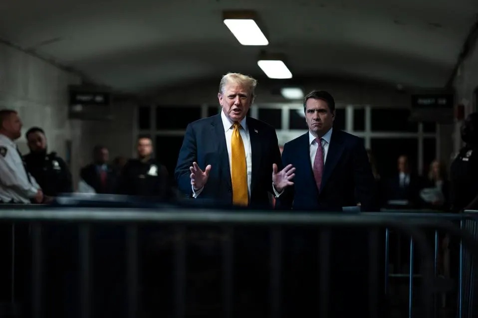 Donald Trump em Tribunal de Nova York
