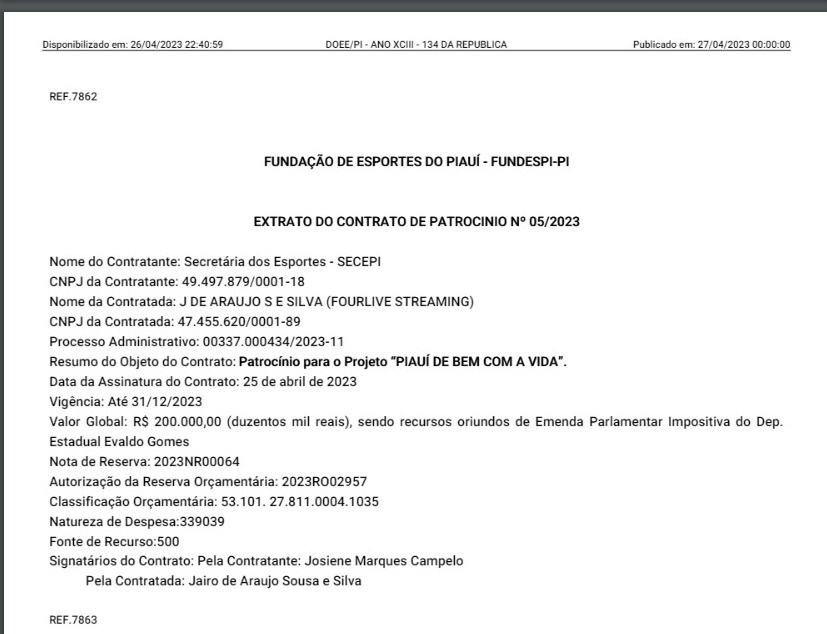 emenda do evaldo