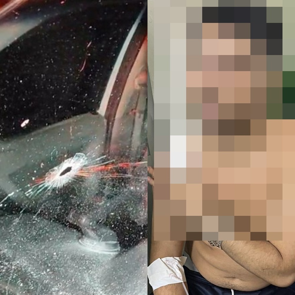 Jovem sofre tentativa de homicídio enquanto dirigia seu carro em Parnaíba
