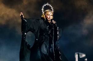 Madonna durante a “The Celebration Tour” (Foto: Reprodução / The New York Times)