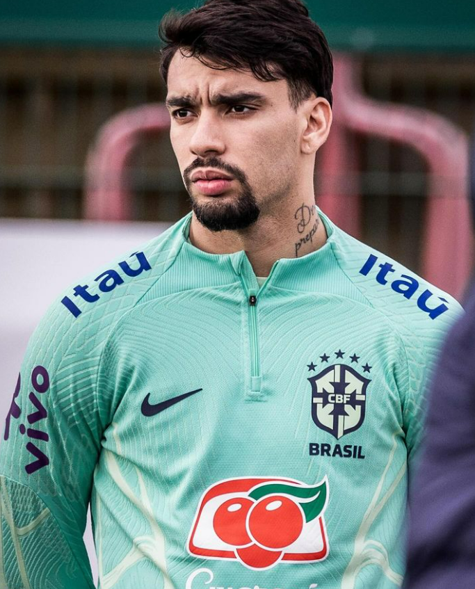 Meio-campista da Seleção Brasileira, Lucas Paquetá.
