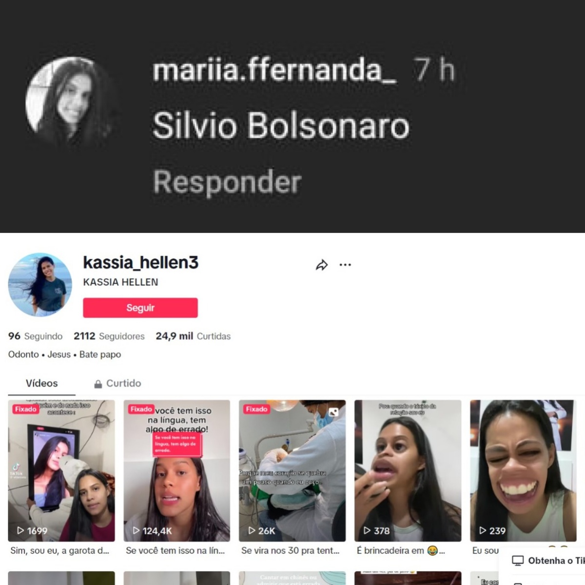 Perfis robôs que seguem Fábio Novo cometem crimes