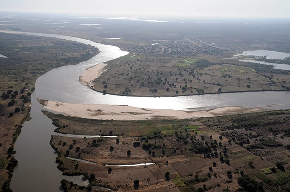 Rio Parnaíba em Luzilândia, no Norte do Piauí