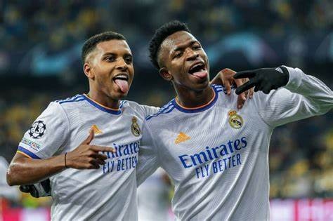 Rodrygo e Vini Jr.