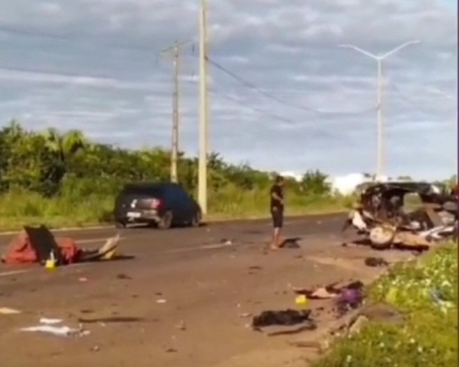 Acidente fatal: Casal e bebê morrem em colisão entre dois carros em Timon