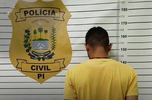 Acusado de estupro de vulnerável é preso em Parnaíba (Foto: Divulgação/PC-PI)