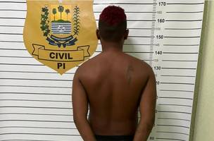Acusado de vender drogas é preso em Buriti dos Lopes (Foto: Divulgação/PC-PI)
