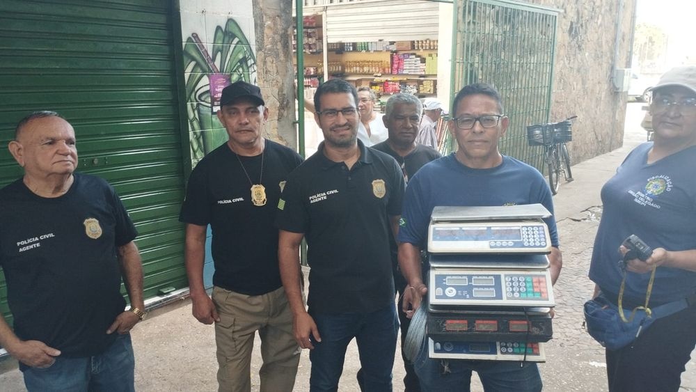 Apreensão de balanças irregulares