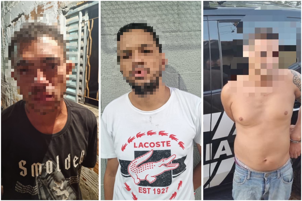 Detidos por roubo e tráfico de drogas