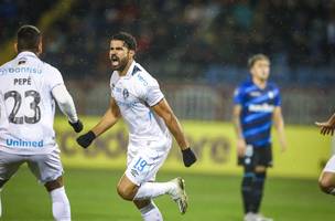 Grêmio garantiu vaga nas oitavas da Libertadores (Foto: Lucas Uebel/ Grêmio)
