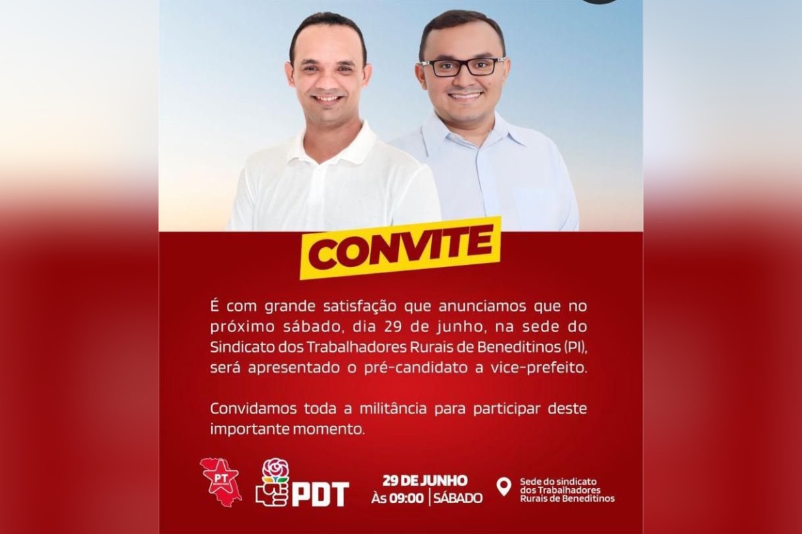 Lançamento de pré candidato
