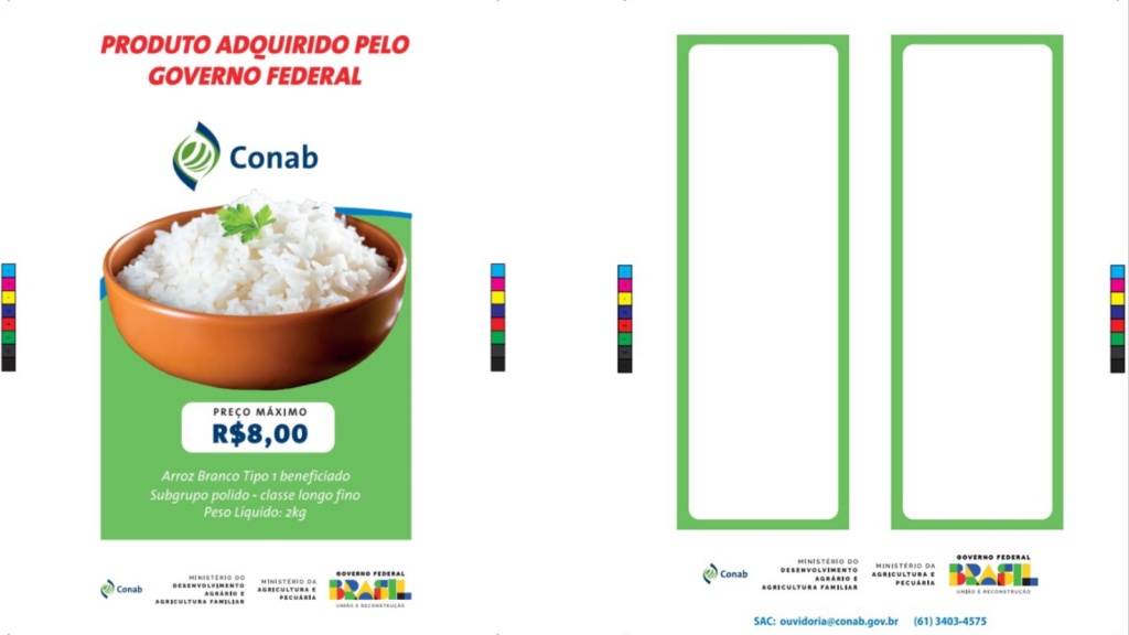 Lula vai colocar na embalagem do arroz chinês a marca do PT