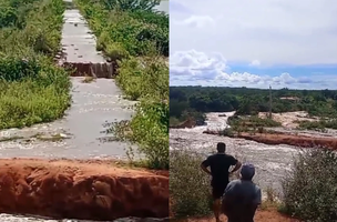 Massapê do Piauí teve situação de emergência decretada pelo Ministério da Integração (Foto: Reprodução)
