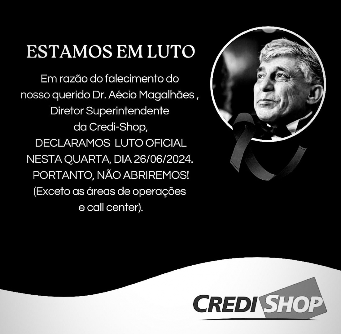 Morre diretor superintendente da Credishop