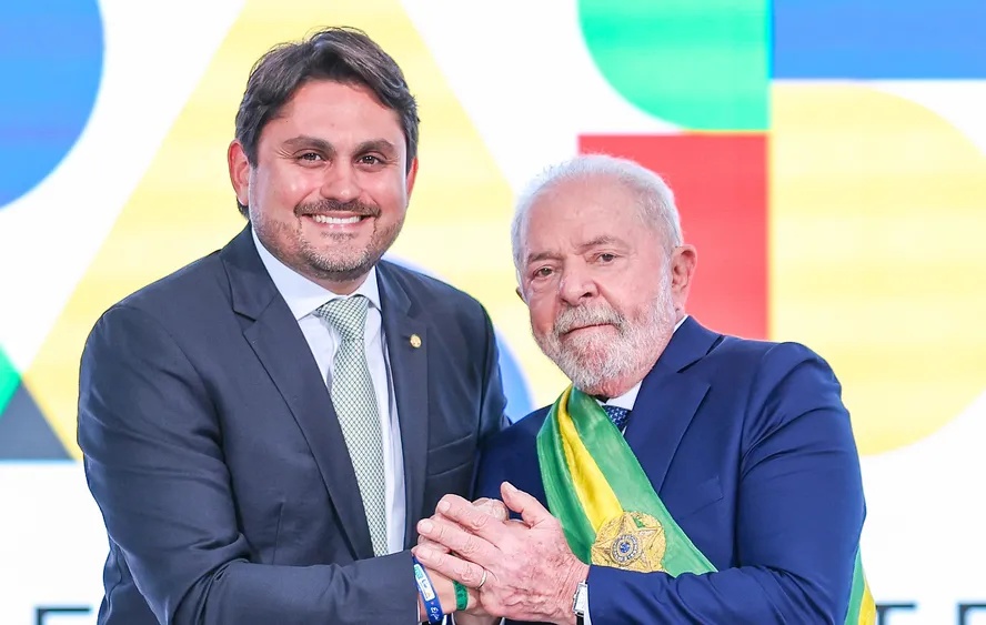 Presidente Lula durante a posse do ministro das Comunicações, Juscelino Filho