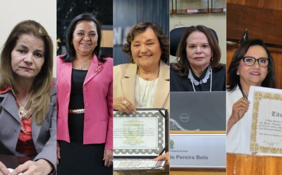 Respectivamente: Maria Luiza de Moura Mello e Freitas Elvira Maria Osório Pitombeira Meneses de Carvalho Haydée Lima de Castelo Branco Lucicleide Pereira Belo Maria Célia Lima Lúcio