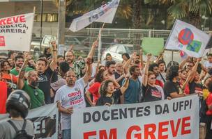 UFPI segue em greve (Foto: ADUFPI)