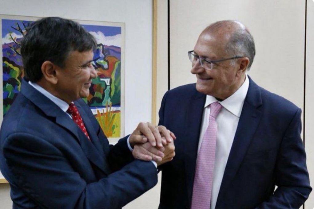 Wellington Dias com Geraldo Alckimin. A aventura que só vai gastar o dinheiro público