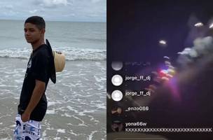 Adolescente grava live fugindo de guarda municipal e morre em acidente (Foto: Reprodução/Redes Sociais)
