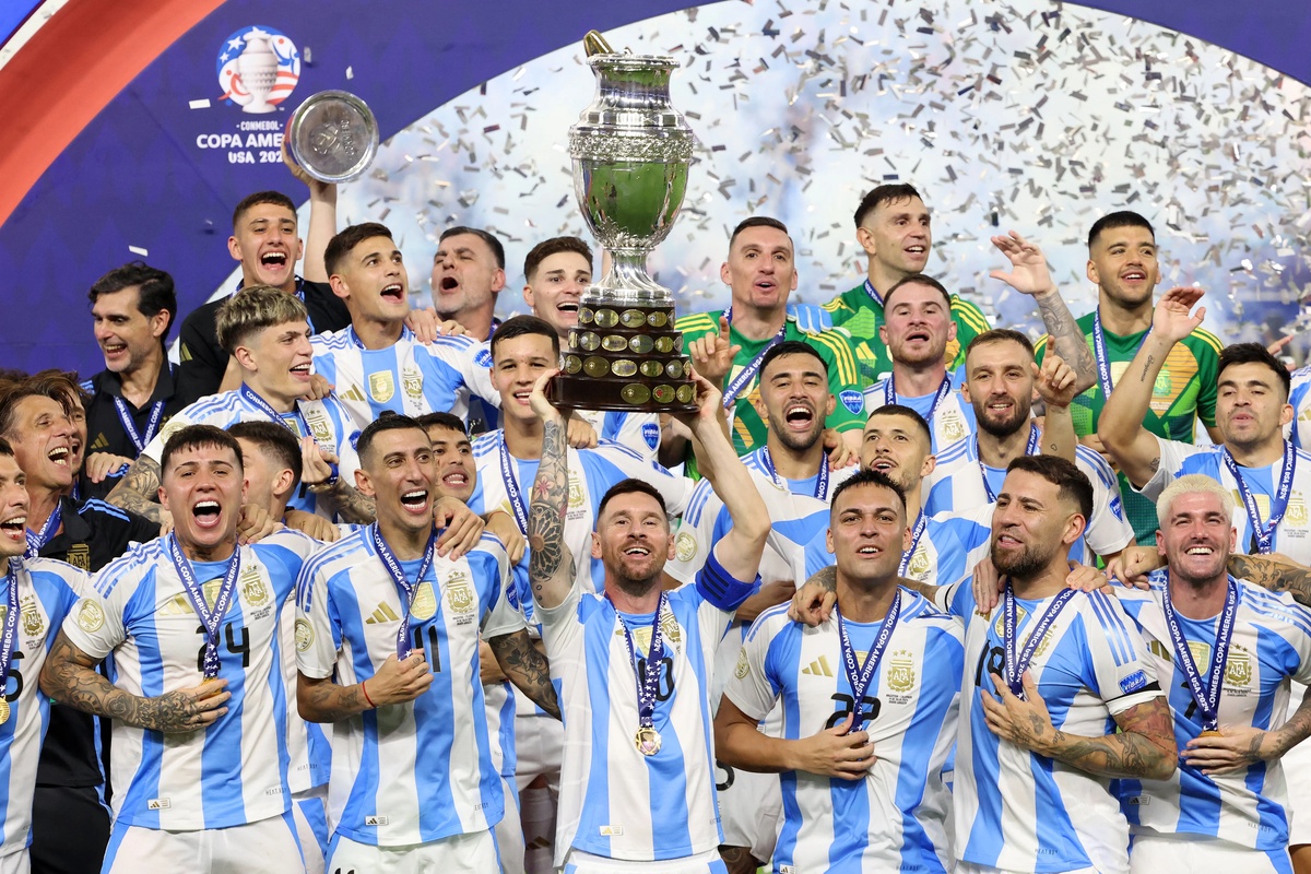 Argentina se tornou a seleção com mais título da Copa América