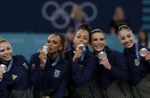Bronze na ginástica artística (Foto: Brasil)