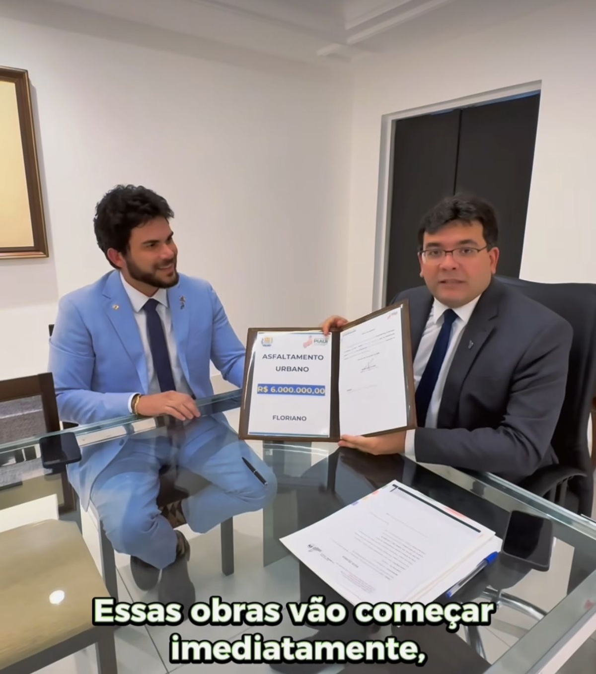 Candidato a prefeito de Floriano, Kalume foi pedir “adjutório” do chefe e este lhe deu um mimo de R$ 6 milhões para obras em Floriano