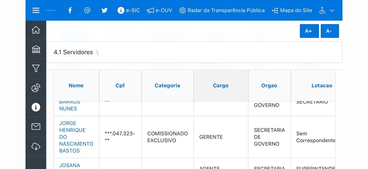 CGE esclarece sobre instabilidade no Portal da Transparência